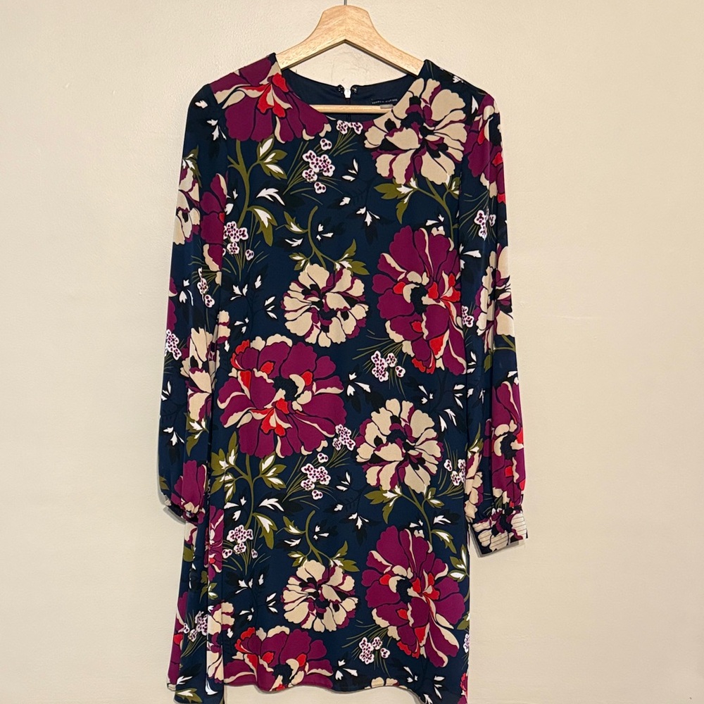 Tommy Hilfiger Floral Long Sleeve Dress
